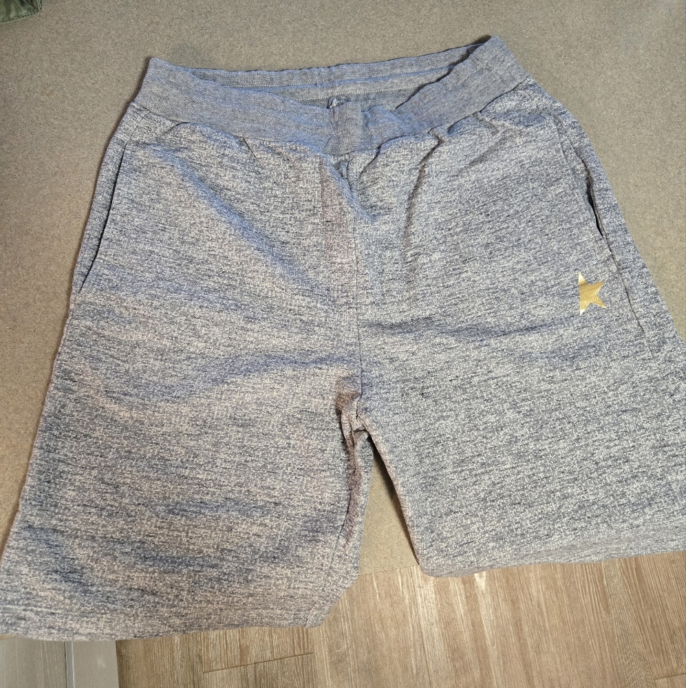 Golden Goose Gray and Cream Shorts
